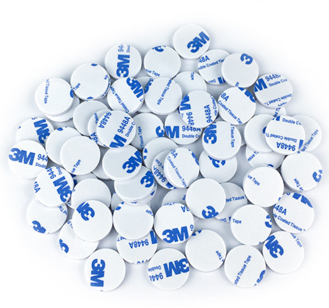 LOZY 3M EVA 40mm 초강력 원형 양면테이프 강력접착 다용도 고정 스티커, 50개