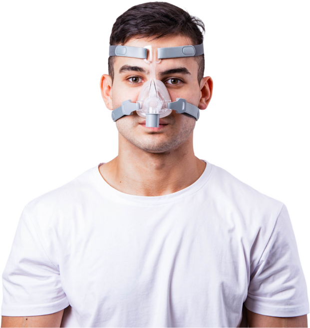 BMC NM4 나잘 마스크 CPAP 양압기 마스크 코골이 방지 SML 사이즈 통용, 1개