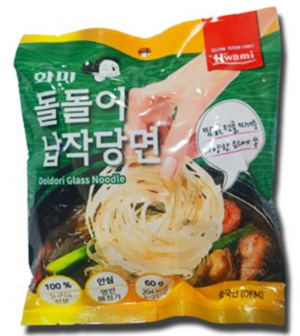 당면 화미 돌돌이 납작당면 60gX10개 무배 사리 1인분 밀키트, 60g, 10개
