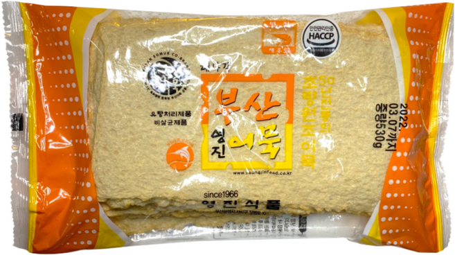 (부산영진어묵) 특천어묵 530g ( 냉장포장 + 아이스팩 포함 ), 1개