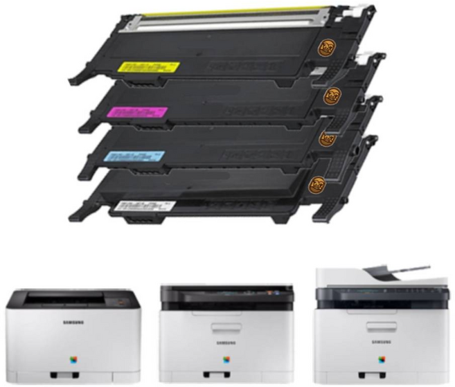 삼성전자 컬러 레이저 프린터 토너 호환 SL-C565FW SL-C565W, 4개입, CLT-P515C 검정 파랑 빨강 노랑 4색 세트