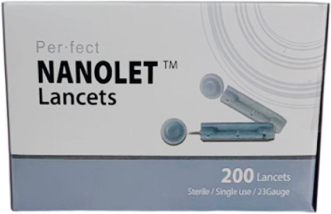 동방 나노렛 란셋 1통 니들 침 채혈침 혈당침 사혈침 손따는침 랜싯, 1박스