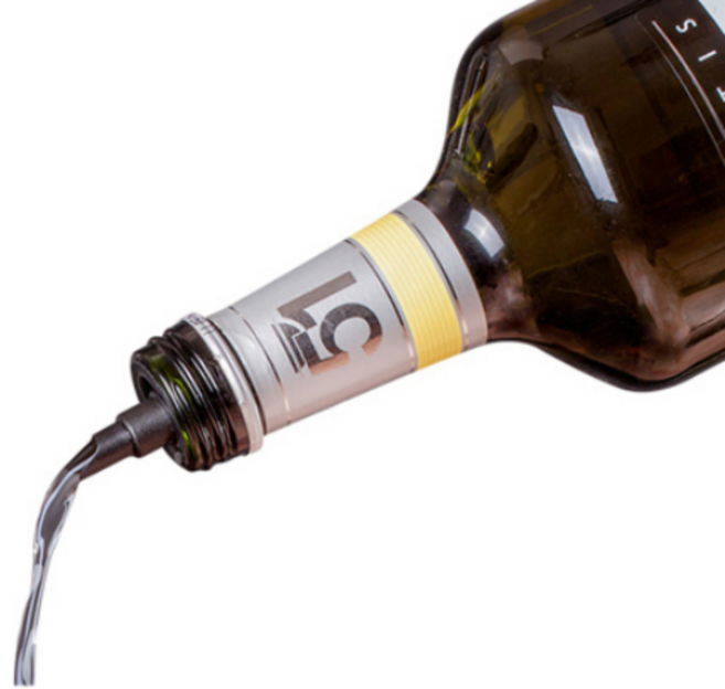 두루머리 와인 위스키 푸어러 10개, 1세트, 블랙