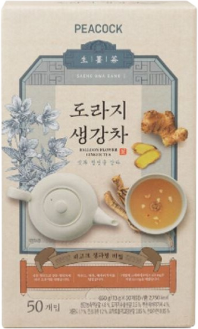 피코크 도라지 생강차 (13g), 13g, 1개, 50개입