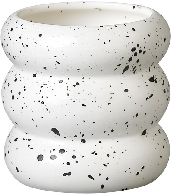 러너즈 세라믹 화장품정리함 다용도 연필 브러쉬 면봉 꽂이, 1개, 벌룬쿠앤크