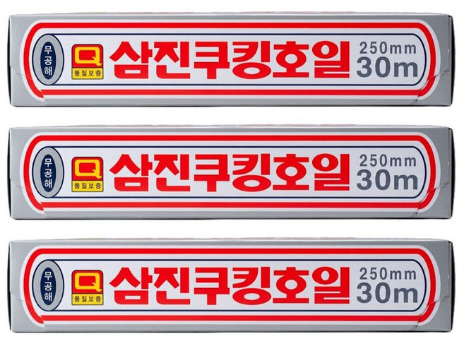 삼진 은박 쿠킹호일 250mm X 30m (4개), 4개