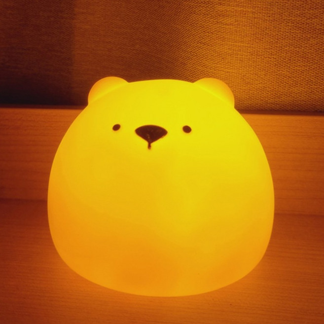팅팅팅(애플팬시) 무드등 (달님/공룡/별/곰/해/강아지) 인테리어 소품 어린이집 생일선물 답례품, 곰