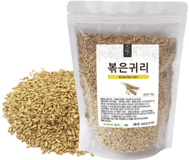 참나린 볶은귀리, 500g, 1개