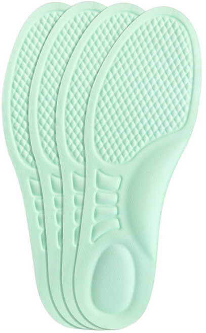 1+1 인체공학 깔창 발편한 푹신한 쿠션 신발 깔창 초슬림 통기성 탈취 흡습