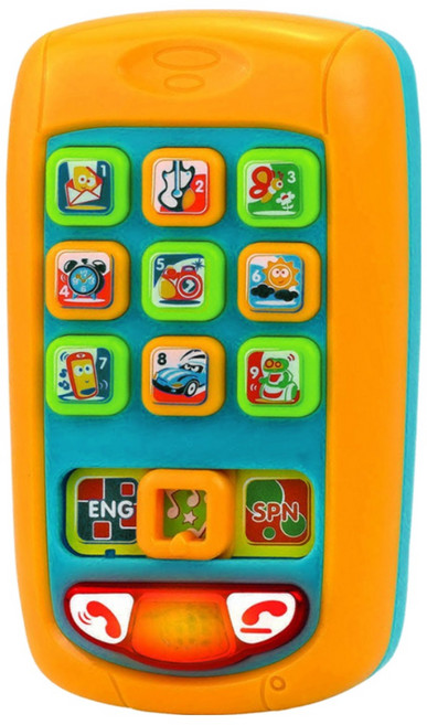 해피키드 영아용 스마트폰 장난감, 1개, 혼합