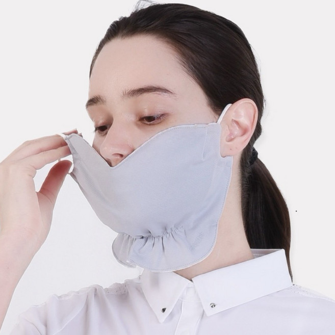 아리체 메쉬안감 안면마스크, 그레이, 1개