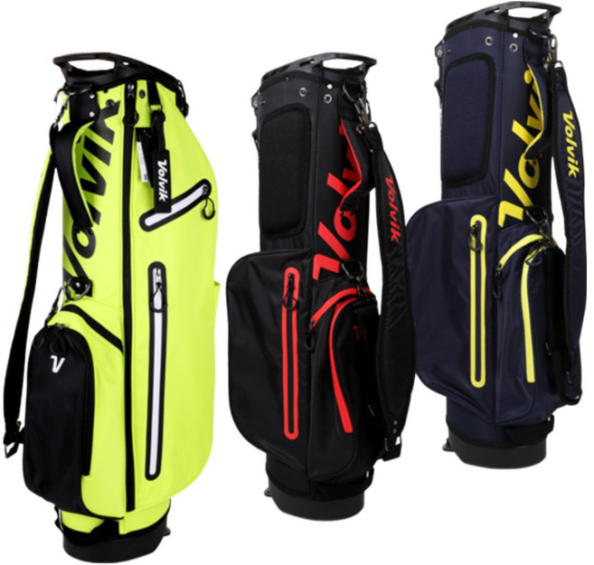 VOLVIK 볼빅 7 5인치 경량 골프 스탠드백 골프백 캐디백, 라임