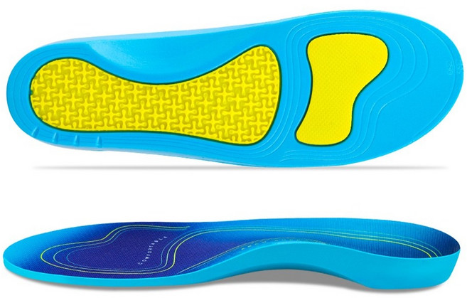 아치 푹신한 신발깔창 남자 여성 쿠션 충격흡수 깔창, 1개