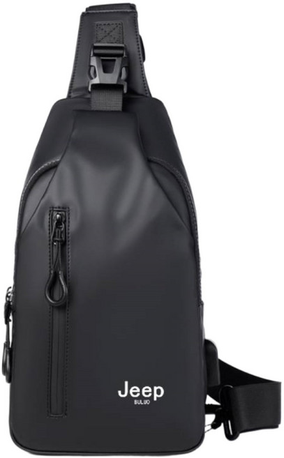 JEEP BULUO 남성 가슴가방 캐주얼 슬링백 여행용 캐리어 코르스 바디백 남성 방수 어깨 크로스 바디백 나일론