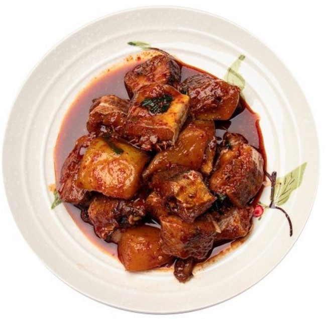 [데워만드세요] 말바우시장 선김치 맛있는 수제 가정식 코다리 조림, 630g, 1개