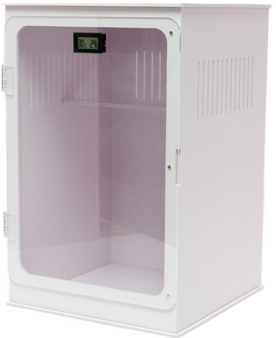 완제품 포맥스 파충류 사육장 케이지 온도계 습도계 기본제공 30x30x45 주문제작, 블랙