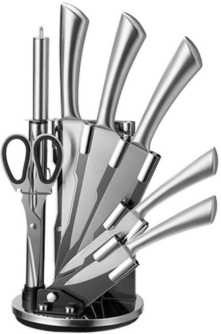 칼세트 블럭 프리미엄 7종 올스텐, 가위 + 칼갈이 + 칼 5종 + 칼집, 1개