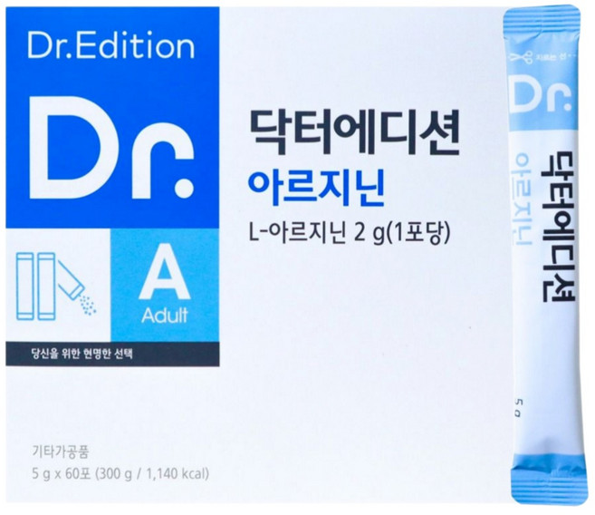 닥터에디션 아르지닌 60p, 60회분, 1개