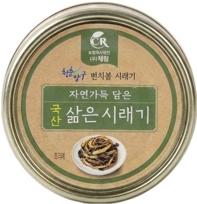 삶은 시래기 캔 양구 펀치볼 국산 무청 캔나물 통조림 열무상회, 5개, 120g