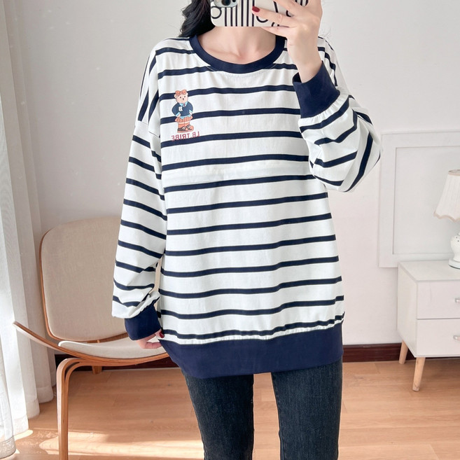 마마앙 수유복 수유티셔츠 임산부티 상의 외출복 임부복 빅사이즈