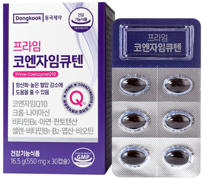 동국제약 프라임 코엔자임큐텐 16.5g, 1개, 30정