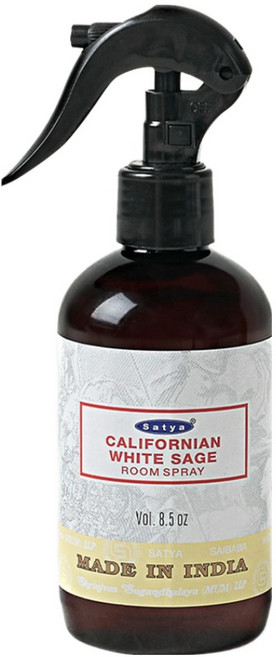 사티아 캘리포니아 화이트세이지 인센스 향 룸스프레이 250g, 1개, 250ml