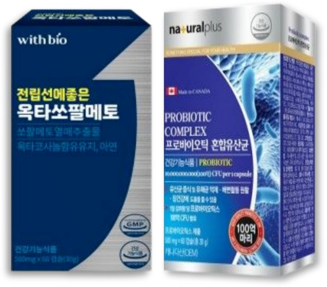 1+1 프로바이오틱스 전립선유산균 쏘팔메토 영양제 락토디토 세움 지구력 복용법 바로 기구 대장건강 쾌변 잔뇨 잔뇨감 중년 원인 옥타코사놀 잦은소변 야간뇨 배뇨곤란 BN01 적립