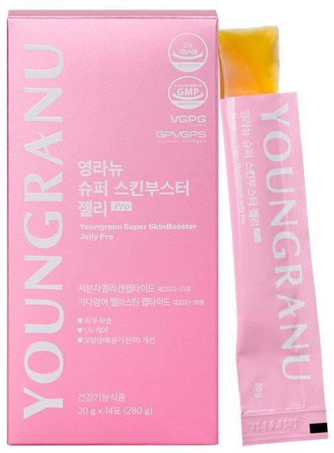 영라뉴 장영란 콜라겐 엘라스틴 슈퍼 스킨부스터 젤리 PRO, 1박스, 14회분