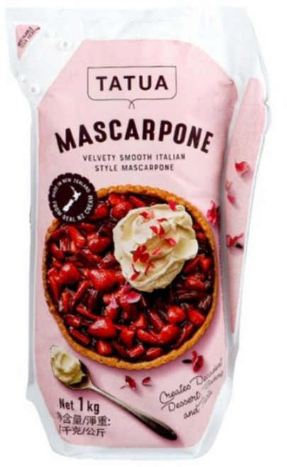 타투아 마스카포네치즈1kg 크림치즈 뉴질랜드 (아이스포장 무료), 1개, 1kg