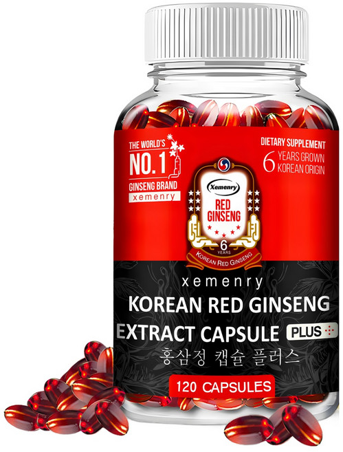 한국산 홍삼 추출물 - 고강도 효능 테스토스테론 부스터, 1개, 60정