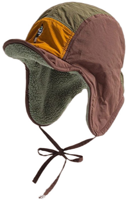 지그젠 자수 레이펑 털 모자