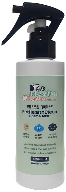 펫헬스크린 강아지미스트 알로페시아 강아지탈모 냄새제거 강아지피부병 강아지아토피 애견습진 피부보습 턱드름, 1개, 200ml, 피부/피모 - 쿠팡