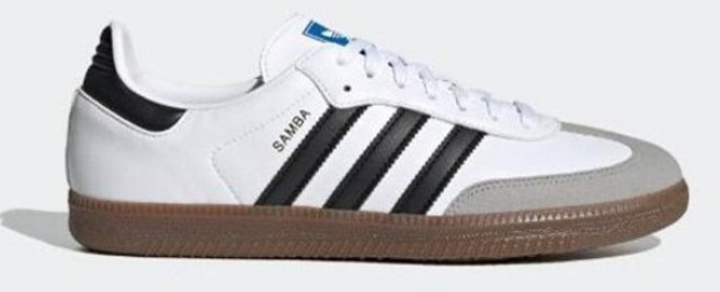 아디다스 정품 삼바 비건 화이트 블랙(증정+신발끈 )