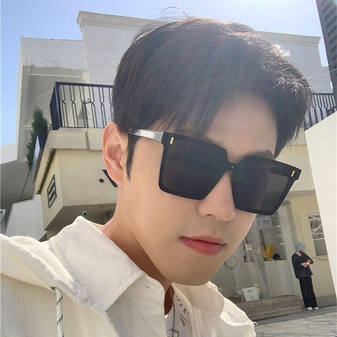 FANSYLI 남녀공용 캣아이 선글라스 UV400 패션 커플 선글라스+자석 안경 주머니 X2603M5