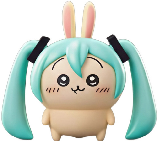 우사기 미쿠 피규어 5cm 하츠네 미쿠, 1개