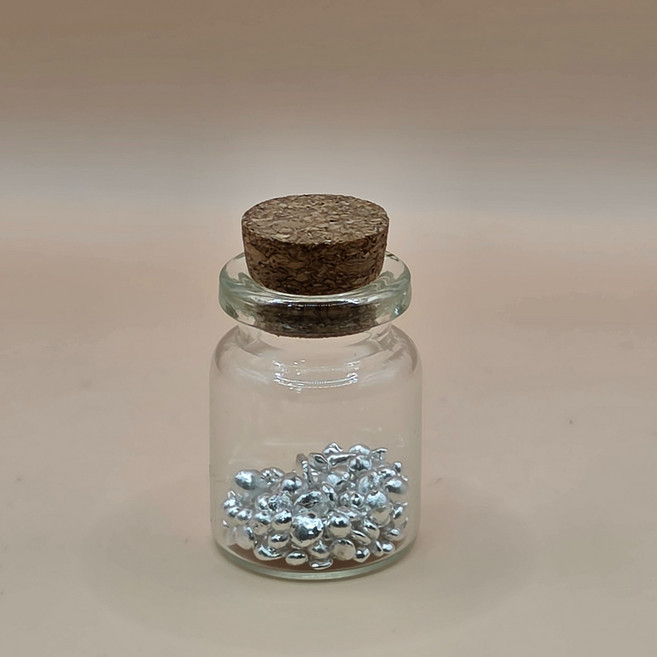 실버 그래뉼99.9% 은선물용 감사표시 투자용 은테크 유리병 은알갱이형태