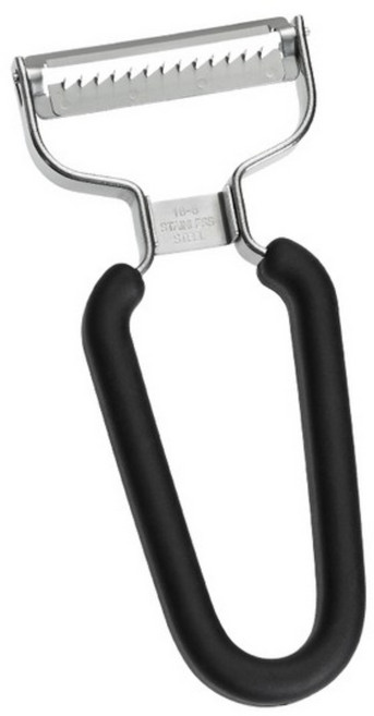 루치 스테인리스 304 채칼 - 줄리엔필러, 스테인리스 & 블랙, 1개