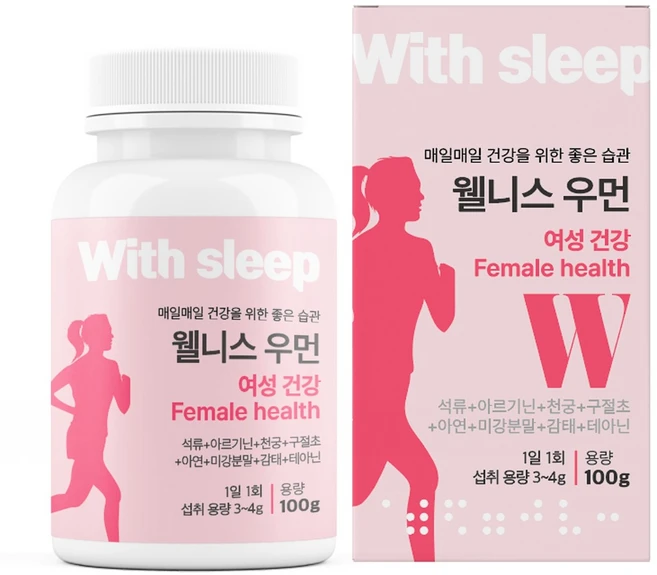 위드슬립 여성용 웰니스 우먼 건강환, 100g, 1개 - 쿠팡