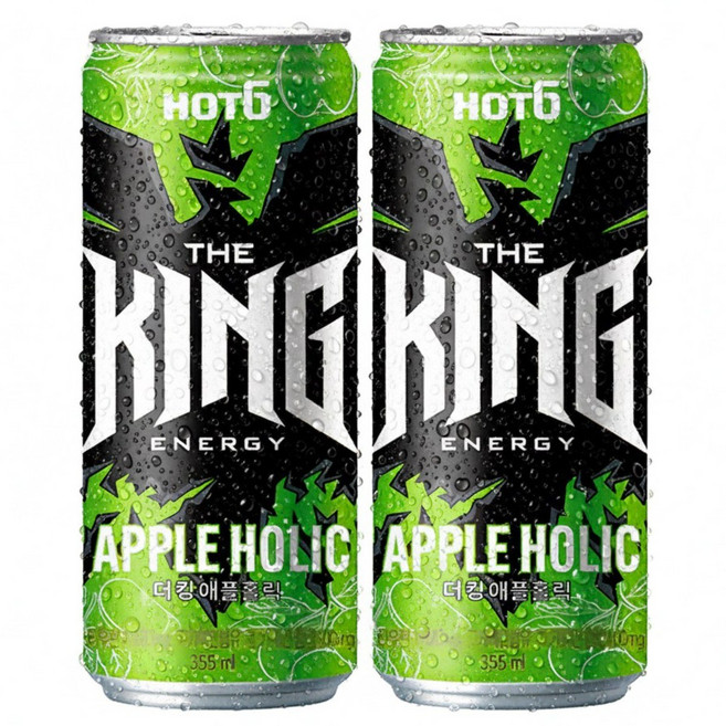 롯데 핫식스 더킹 애플홀릭, 355ml, 12개