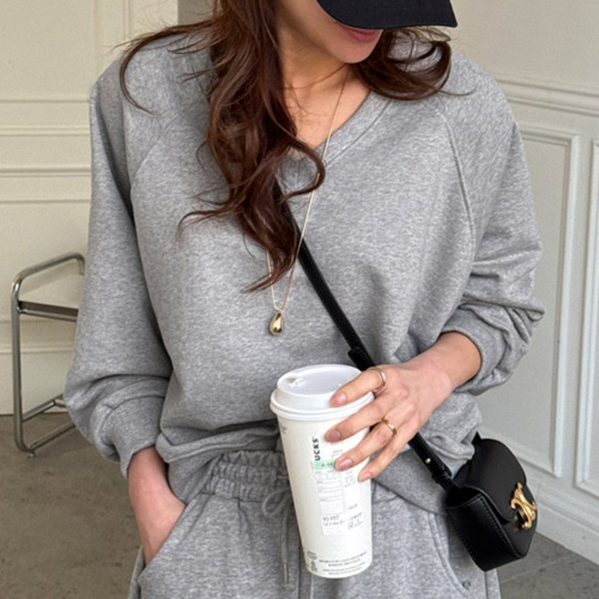 [난닝구]부엔드 브이넥나그랑맨투맨