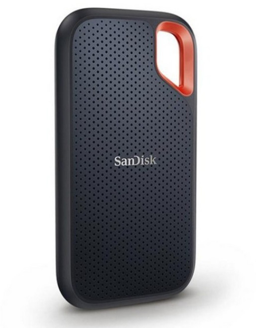 샌디스크 외장 SSD E61 익스트림 포터블 대용량 고성능 + 파우치 케이스, 1TB, 블랙, 블랙