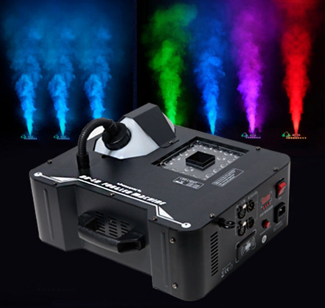 LED 멀티포그머신 1500W 포그머신 스모그머신 업포그머신 공연장조명 특수조명 무대조명, 1개