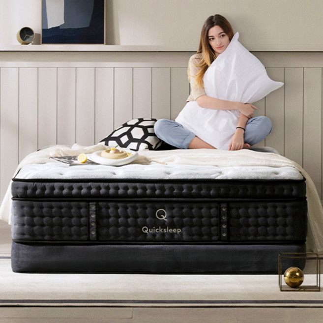 퀵슬립 Q9 롤팩 하이브리드 매트리스, 35cm