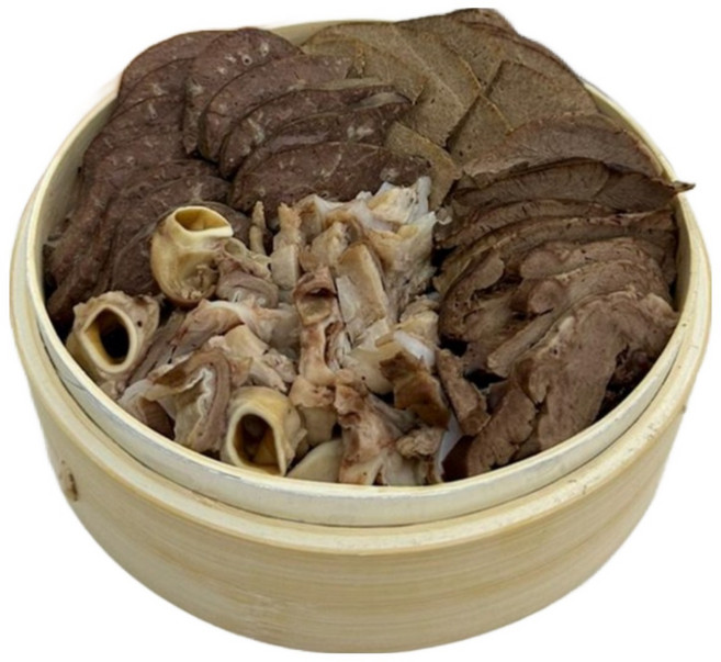 유비푸드 돼지 내장 모듬 간 허파 염통 울대 부속물, 2.5kg, 1개