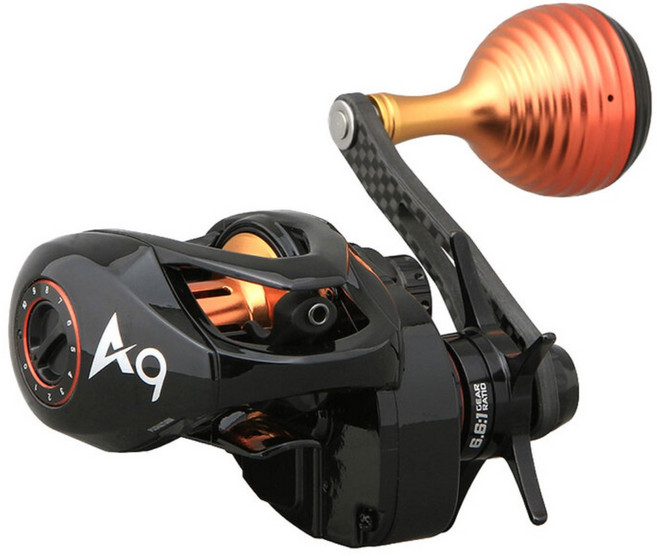 크레만 에이나인 A9 지깅 베이트릴 문어 쭈꾸미 광어 참돔 선상 낚시 릴, 7.3:1, 우핸들