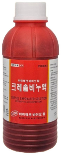 제일케어 하이테크 바이오 팜 크레졸비누액 200ml 1병 크레솔비누액, 49개