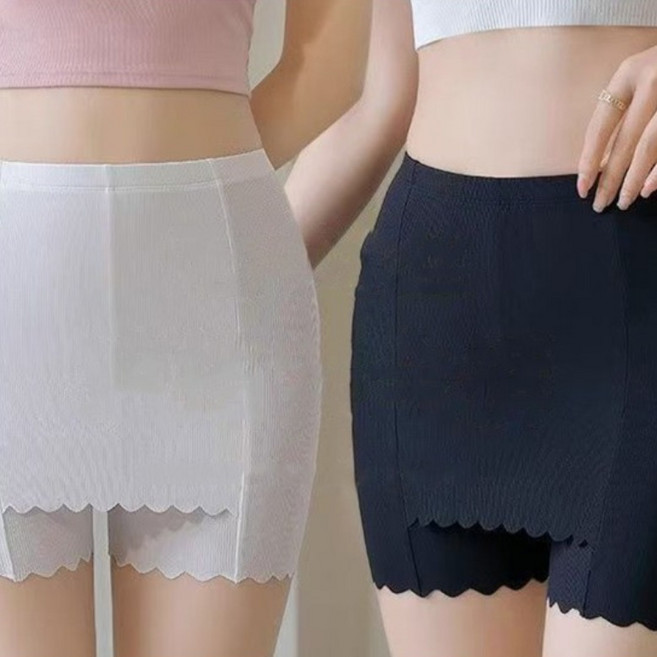 y존커버 속바지 아이스 뱃살보정 노라인 1+1 2개 한세트