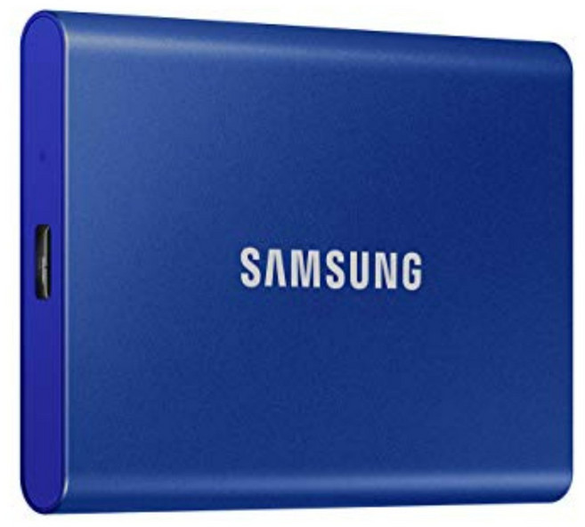 삼성 T7 휴대용 SSD 2TB 1 050MBs USB3.2 2세대, 블루