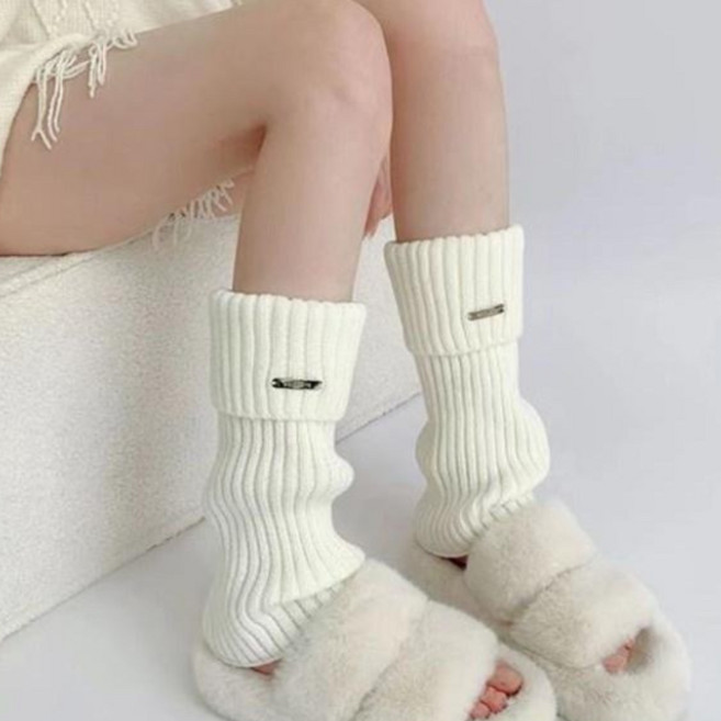 템포 여성 니트 레그워머 발토시 롱삭스