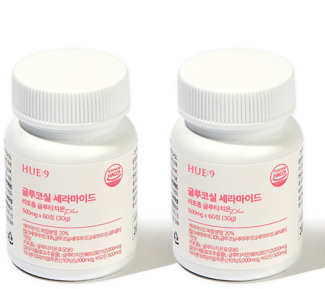 휴나인 글루코실 세라마이드 리포좀 글루타치온 PLUS, 2개, 60정